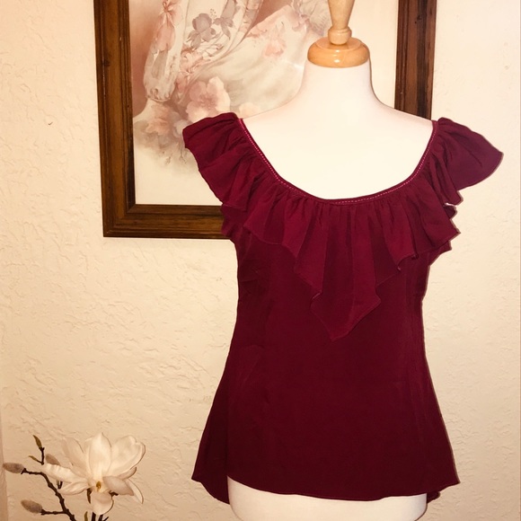 Ruffled top Tops